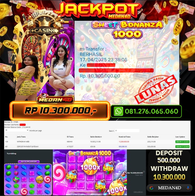 BUKTI JP MEDAN4D – 17 APRIL 2025 