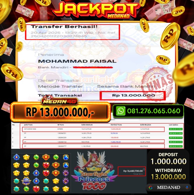 BUKTI JP MEDAN4D – 20 APRIL 2025 