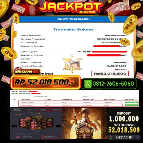 BUKTI JP MEDAN4D – 05 MEI 2025 