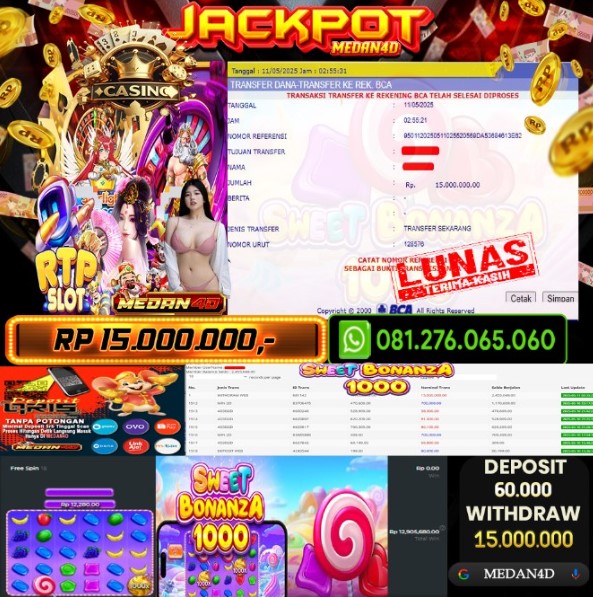 BUKTI JP MEDAN4D – 11 MEI 2025 