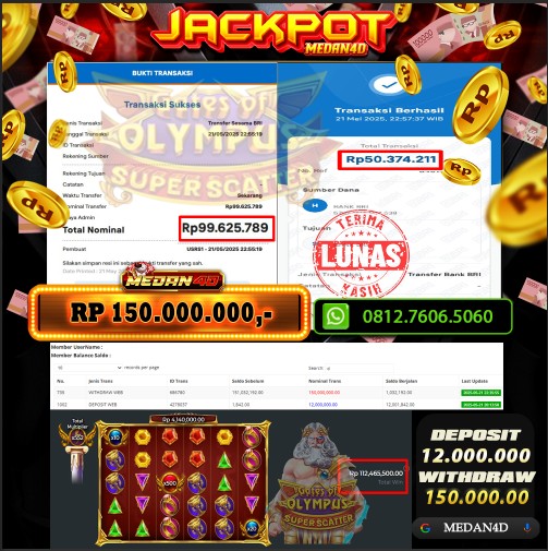 BUKTI JP MEDAN4D – 20 MEI 2025 