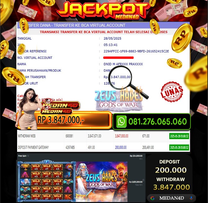 BUKTI JP MEDAN4D – 28 MEI 2025 