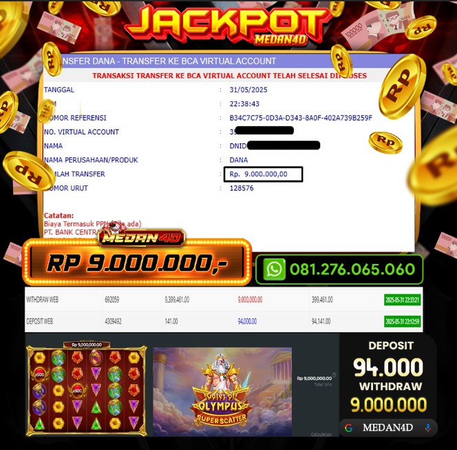 BUKTI JP MEDAN4D – 31 MEI 2025 