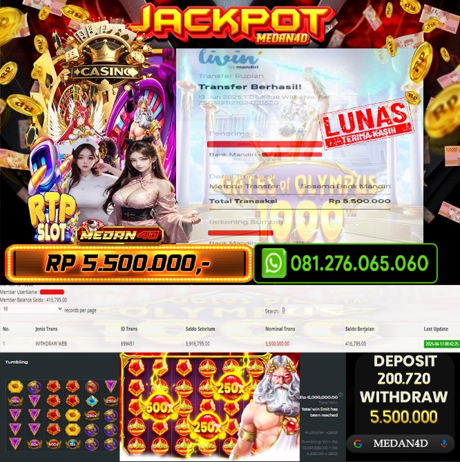 BUKTI JP MEDAN4D – 13 JUNI 2025 