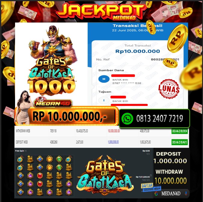 BUKTI JP MEDAN4D – 22 JUNI 2025 