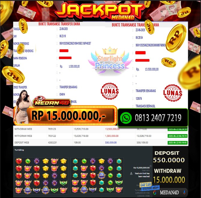 BUKTI JP MEDAN4D – 22 JUNI 2025 