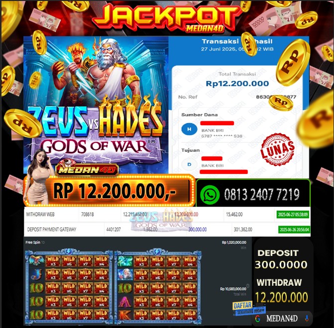 BUKTI JP MEDAN4D – 27 JUNI 2025 