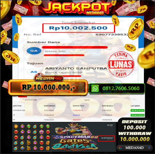 BUKTI JP MEDAN4D – 22 AGUSTUS 2025 