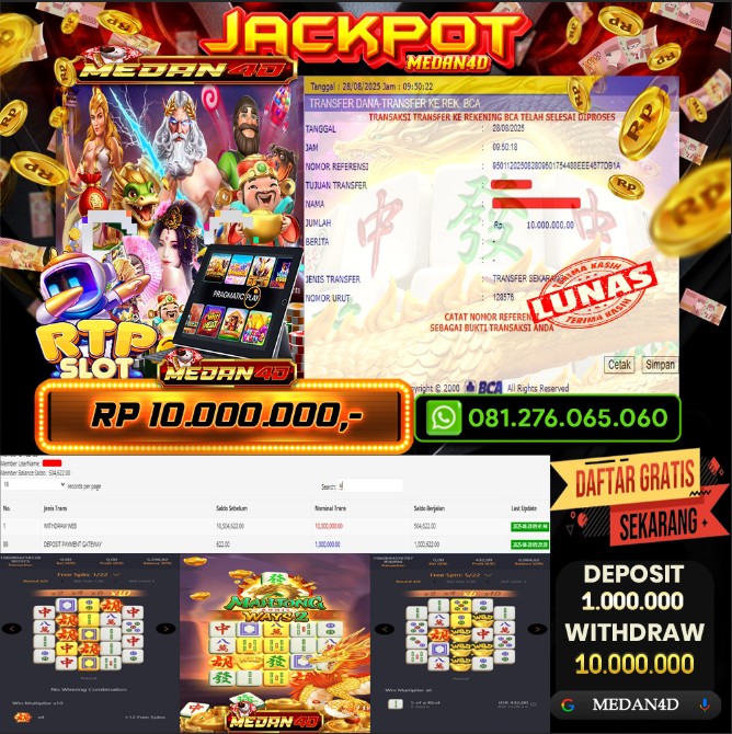 BUKTI JP MEDAN4D – 28 AGUSTUS 2025 