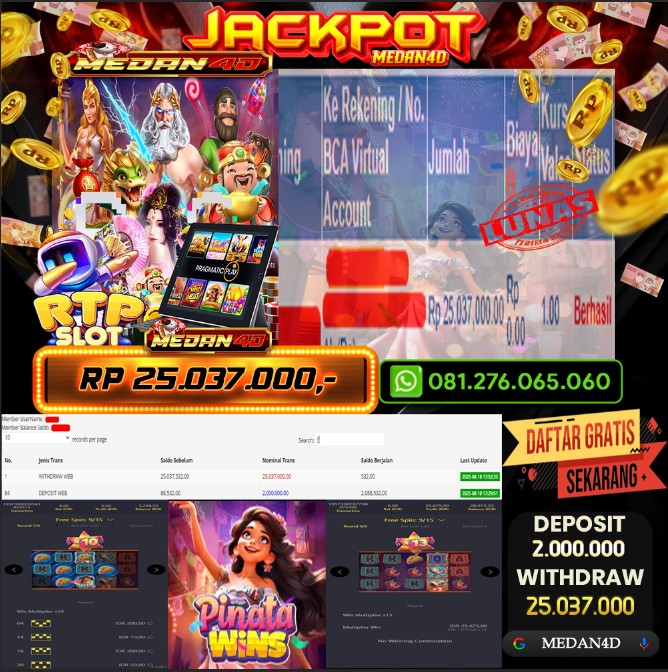 BUKTI JP MEDAN4D – 18 AGUSTUS 2025 