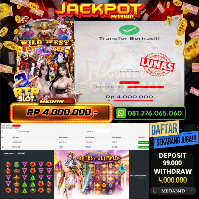 BUKTI JP MEDAN4D – 09 AGUSTUS 2025 