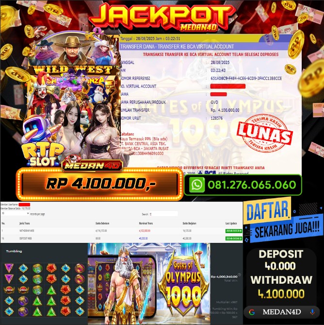 BUKTI JP MEDAN4D – 28 AGUSTUS 2025 