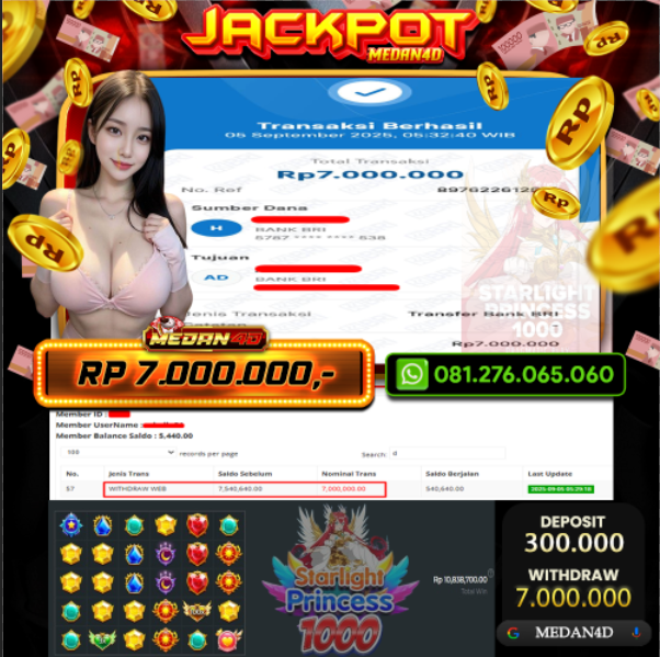 BUKTI JP MEDAN4D – 05 SEPTEMBER 2025 