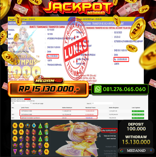 BUKTI JP MEDAN4D – 03 OKTOBER2025 