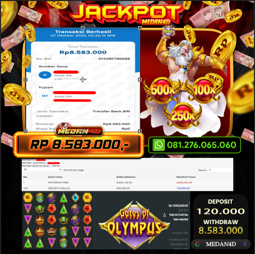 BUKTI JP MEDAN4D – 07 OKTOBER2025 