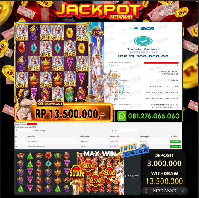BUKTI JP MEDAN4D – 08 OKTOBER2025 