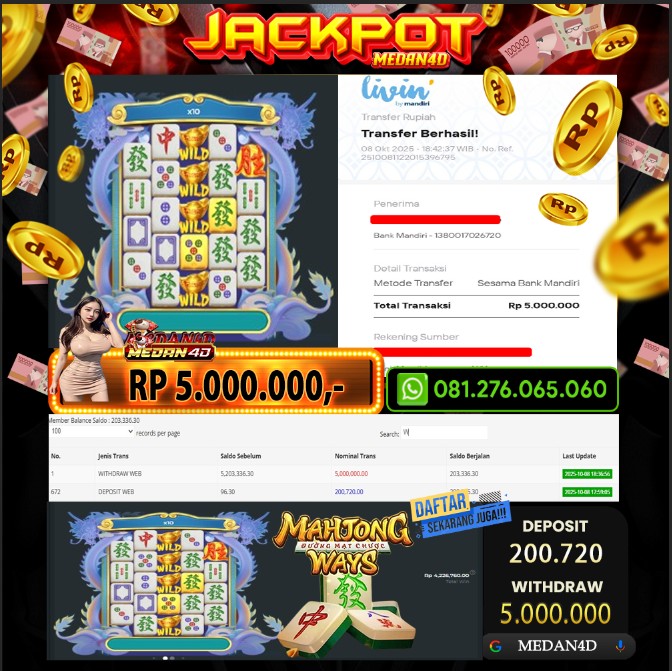 BUKTI JP MEDAN4D –  09 OKTOBER 2025 