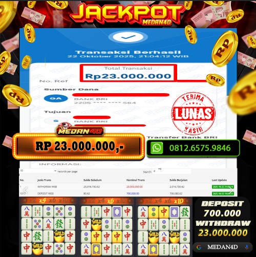 BUKTI JP MEDAN4D –  22 OKTOBER 2025 