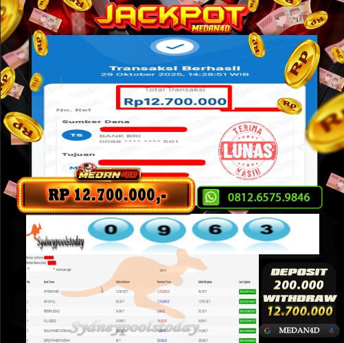 BUKTI JP MEDAN4D –  29 OKTOBER 2025 