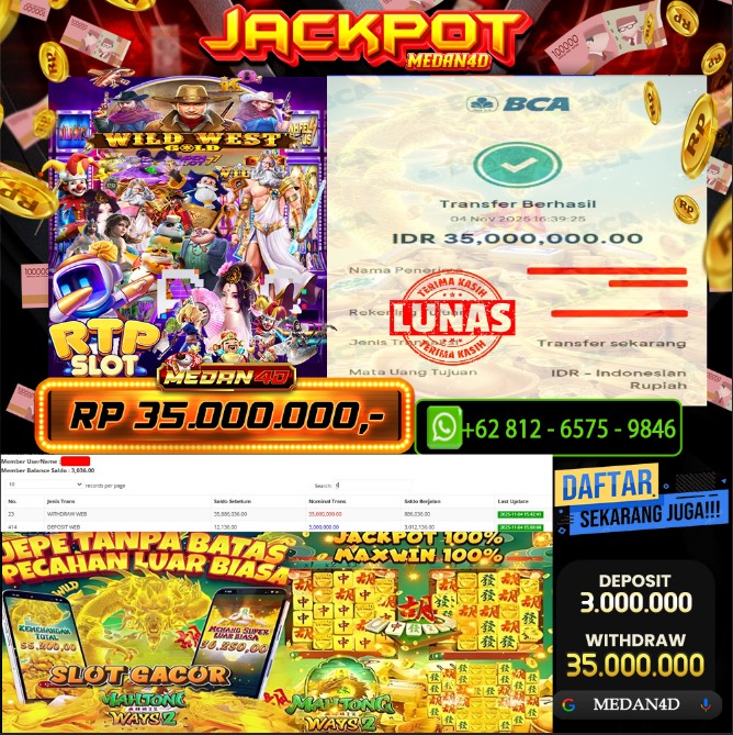 BUKTI JP MEDAN4D –  04 NOVEMBER 2025 