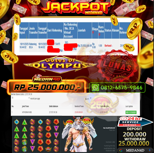 BUKTI JP MEDAN4D –  19 NOVEMBER 2025 
