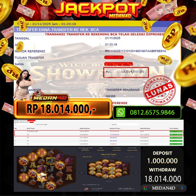 BUKTI JP MEDAN4D –  21 NOVEMBER 2025 