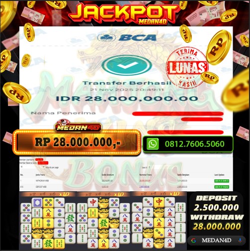 BUKTI JP MEDAN4D –  21 NOVEMBER 2025 