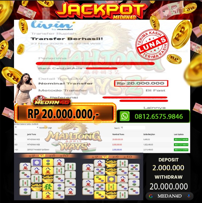 BUKTI JP MEDAN4D –  27 NOVEMBER 2025 