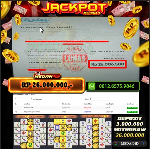 BUKTI JP MEDAN4D –  09 NOVEMBER 2025 