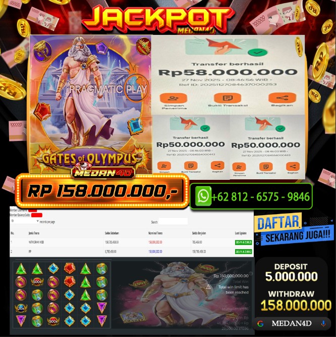 BUKTI JP MEDAN4D –  27 NOVEMBER 2025 