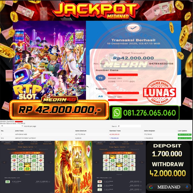 BUKTI JP MEDAN4D –  19 DESEMBER 2025 