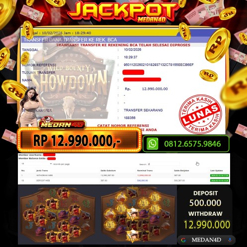 BUKTI JP MEDAN4D –  10 FEBUARI 2026 