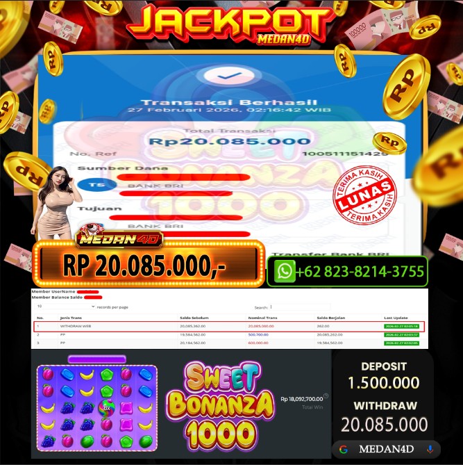 BUKTI JP MEDAN4D –  27 FEBUARI 2026 